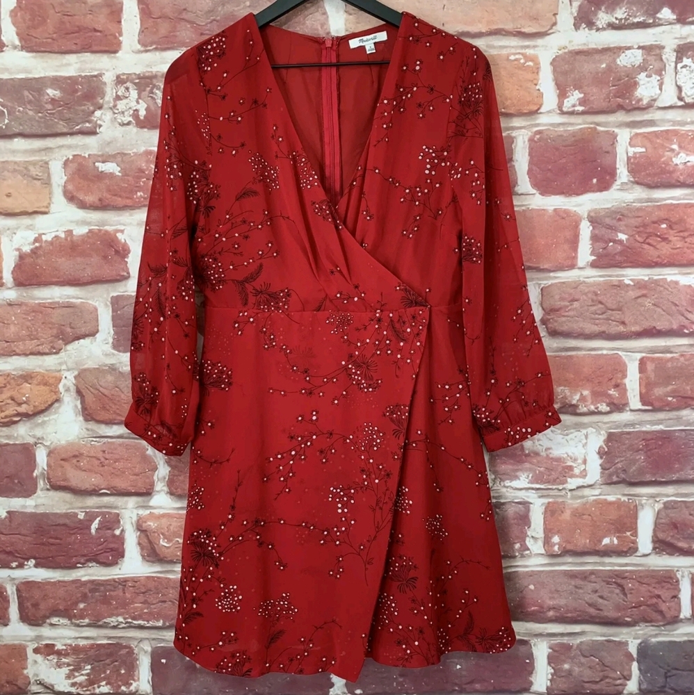 Madewell Hazelwood Wrap-Front Dress